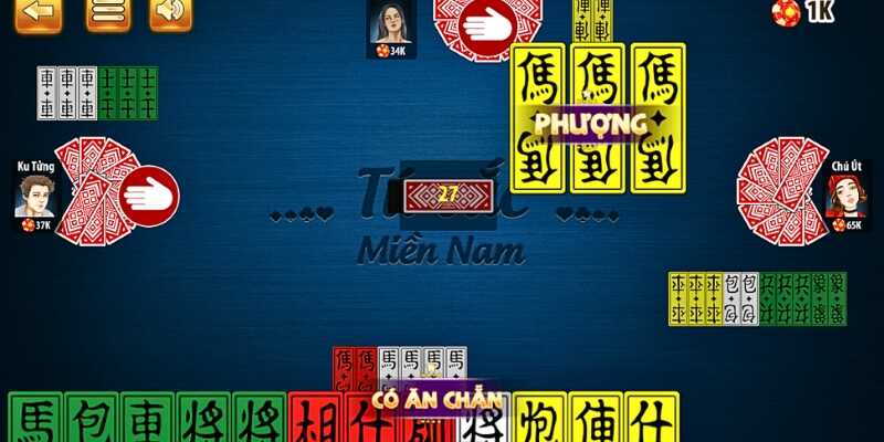 Nắm rõ các thao tác quan trọng trong ván bài tứ sắc